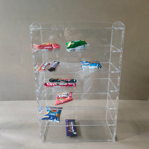 Acrylic Bakery Pastry Display Case Stand Cabinet Cakes Donuts Cupcakes Pastries