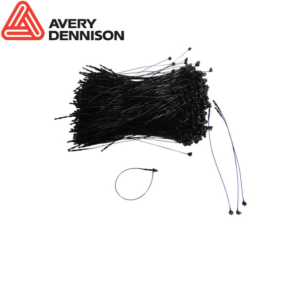 Black Avery Dennison Lock Pin Tag Fastener, Loop Security Fastening, Cable Tie