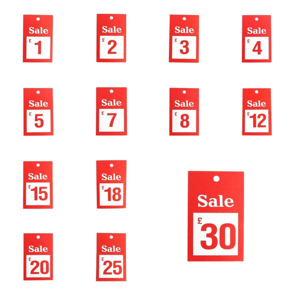 500x Sale Cards Reduced Price Tagging Gun Card Pricing Gun Hanger Swing Tickets