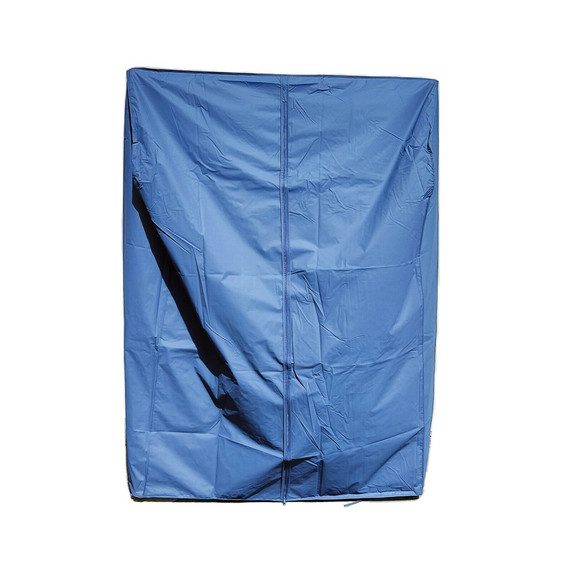 Blue Clothes Garment Rail Protective Waterproof Nylon Zipped Cover