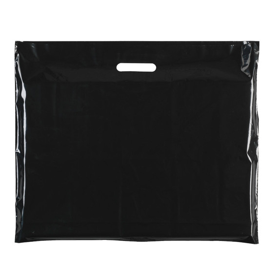 Plastic Plain Black Carrier Bags