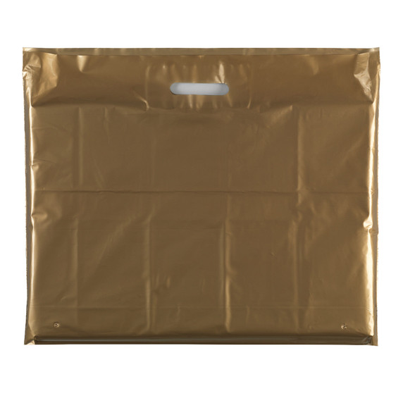 Plastic Plain Gold Carrier Bags