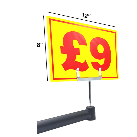 Yellow & Red Sale Sign - £9