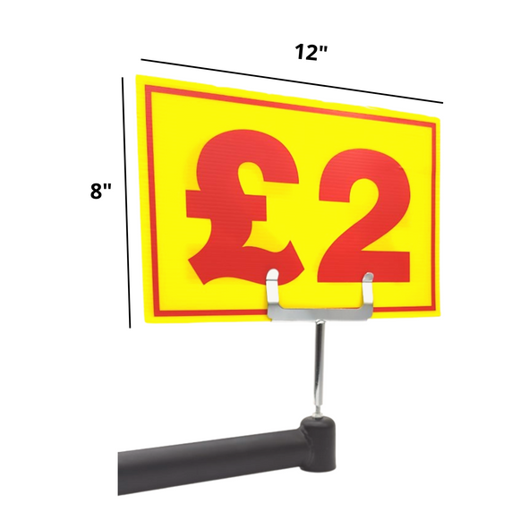 Yellow & Red Sale Sign - £2