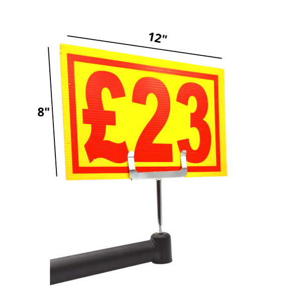 Yellow & Red Sale Sign - £23