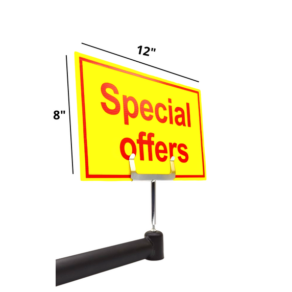 Yellow & Red Sale Sign - Special offers