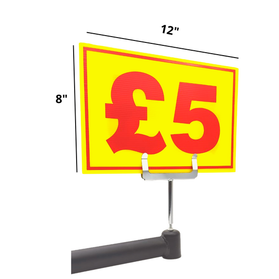 Yellow & Red Sale Sign - £5