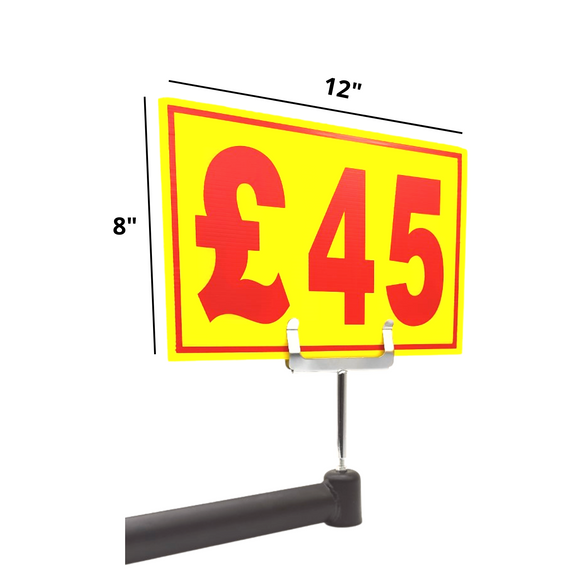 Yellow & Red Sale Sign - £45