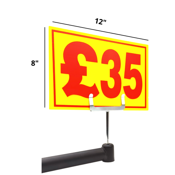 Yellow & Red Sale Sign - £35