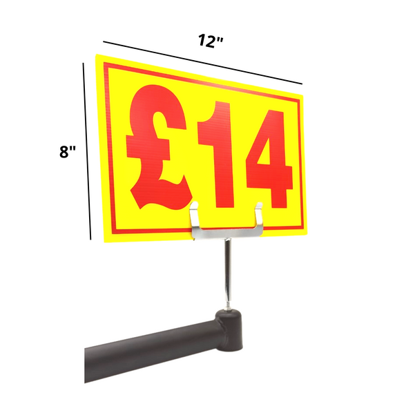 Yellow & Red Sale Sign - £14
