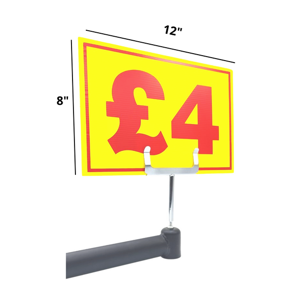 Yellow & Red Sale Sign - £4