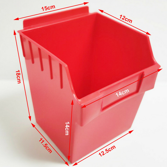 New Heavy Duty Deep Storage Box Slatbox Slatwall Display Best Quality