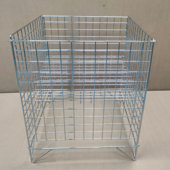 Chrome  Dump Bin Basket Retail Merchandising Display Storage Bin