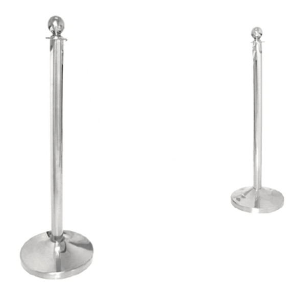 Chrome Premium Quality Polished Stainless Steel Queue Barrier Posts