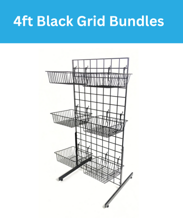 4ft Black Grid Panels Bundles