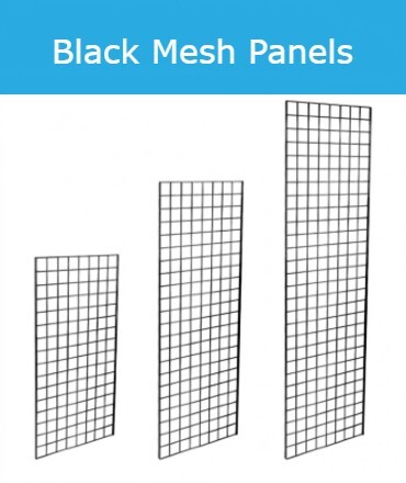 Black Mesh Panels