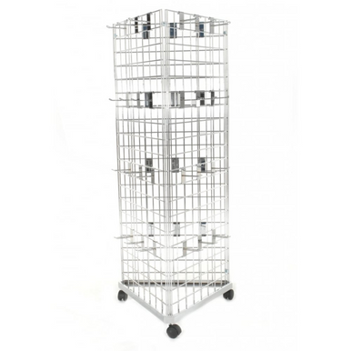 6ft Three-Way Grid Mesh Stand With Euro Hooks Included