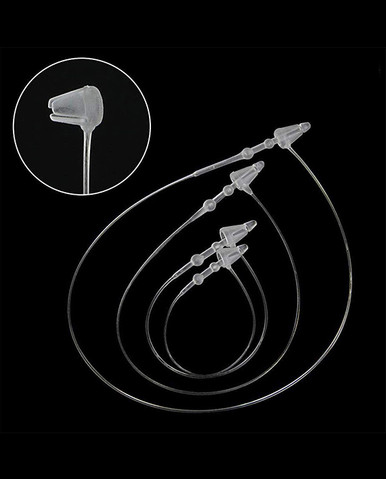 500 Loop Lock Plastic Security Tags Tie Manual Tagging Nylon Fasteners