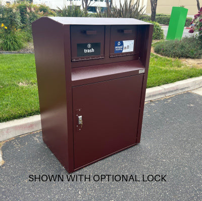 BearSaver - CE Series Double Trash Enclosure, Municipal Style, ADA