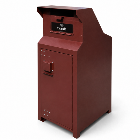BearSaver - CE Series Single Trash or Recycle Enclosure, ADA Compliant - CE140
