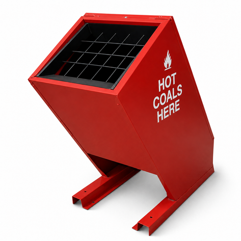 Hot Coal Containers Large, ADA Compliant - HCC-L