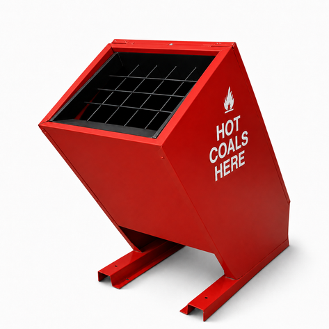 Hot Coal Containers Small, ADA Compliant - HCC-S