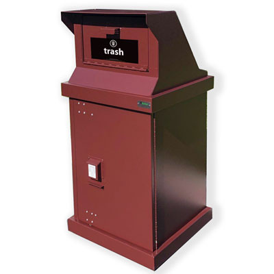 BearSaver - HA/CE Series Single Trash Enclosure with WIDE Loading Chute, ADA Compliant  - HA-CH