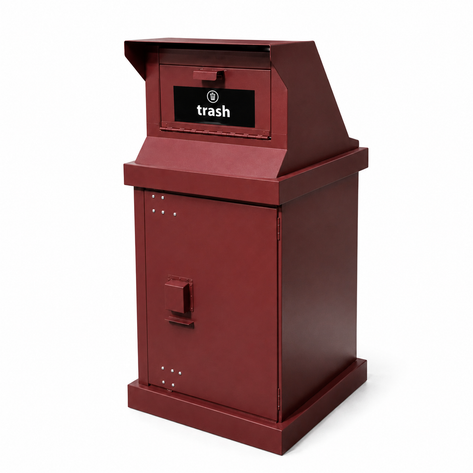 BearSaver - HA/CE Series Single Trash Enclosure with WIDE Loading Chute, ADA Compliant  - HA-CH