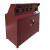 BearSaver - CE Series Triple Trash Enclosure, ADA Compliant - CE340