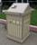 BearSaver - HA Series Single Trash W/Custom Laser Cut Panels, ADA Compliant  - HA-PH