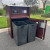 BearSaver - CE Series Double Trash Enclosure, Municipal Style, ADA Compliant - CE240MB-CH