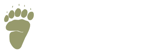 Bear Saver Logo with Bear Paw Icon