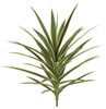 AUV-102105 - Green with Yellow Edge
30" Plastic Yucca Plant - 
Limited UV Protection