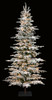 C-84354
9' Flocked Glitter Pine 
on  Synthetic Wood Trunk