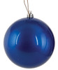 4" Blue Pearl Gloss Ornament