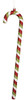 17" x .75" Candy Cane Ornament - Red/Green/White