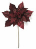 P-170145
20" Metallic/Glitter Poinsettia Stem
Burgundy/Wine