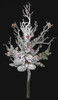26" Flocked Pine Cone Pick