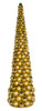 A-181850 - 7' Gold Ball Cone Tree