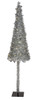 C-180358
7' Silver Tinsel Cone Tree with Lights