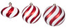 Matte Red and Glitter White Twill Ball and Onion
5.5" Onion, 6" Ball or  8" Ball