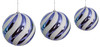 Purple Twill Ball Ornaments