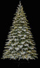 C-190224
12' Flocked Lockhart Fir Tree
with LED Lights