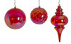 Red Iridescent Ornaments sold separately