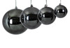 Reflective Charcoal Ball Ornaments