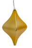 8" Matte Gold Diamond Finial