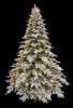 9' Flocked Black Mountain Spruce