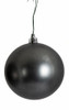 4" Matte Charcoal Ball