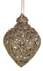 J-202312
6" Glittered / Sequin Finial Ornament
Champagne  Gold