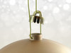 Matte Light Green Honeycomb Ball Ornament | 5 Inch or 6 Inch Sizes